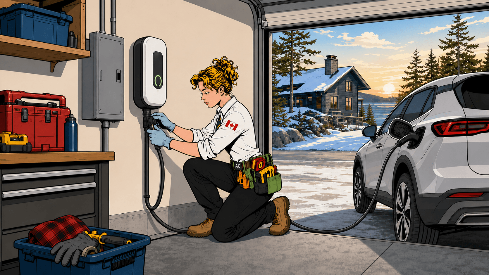 EV charger installation
